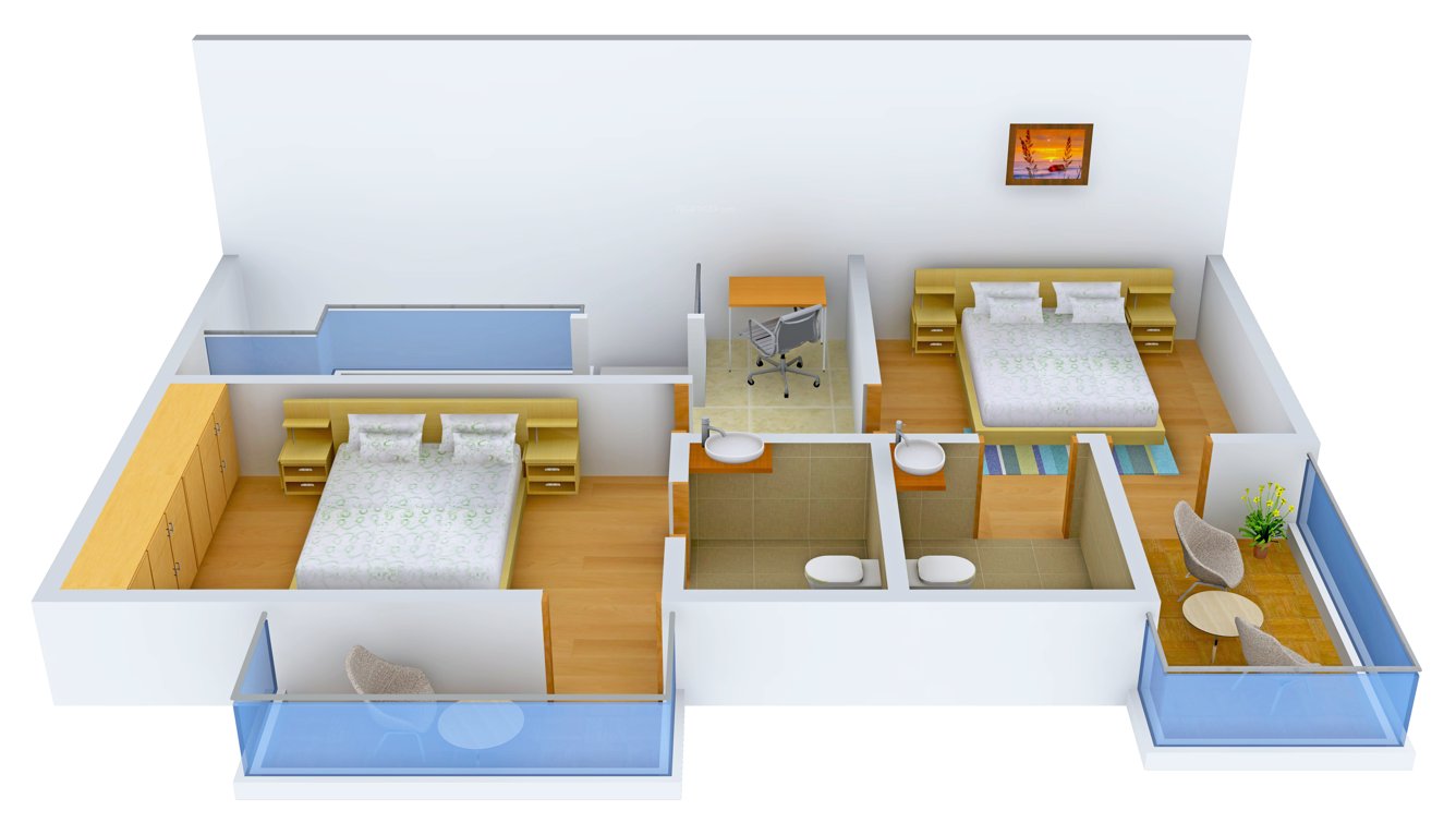 Maaruthi Elysium (3BHK+3T (1,664 sq ft) 1664 sq ft)