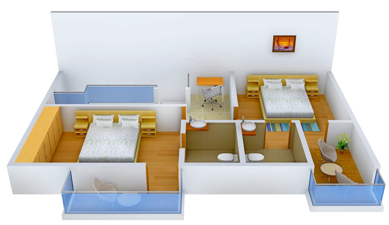 Maaruthi Elysium (3BHK+3T (1,683 sq ft) 1683 sq ft)