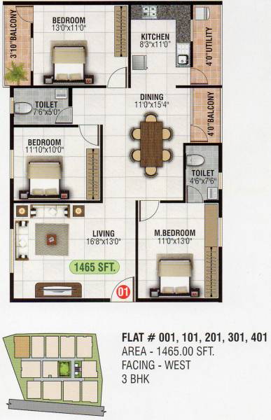 Blue Stone Sowmya Sree (3BHK+2T (1,465 sq ft) 1465 sq ft) Blue Stone Sowmya Sree (3BHK+2T (1,465 sq ft) 1465 sq ft)