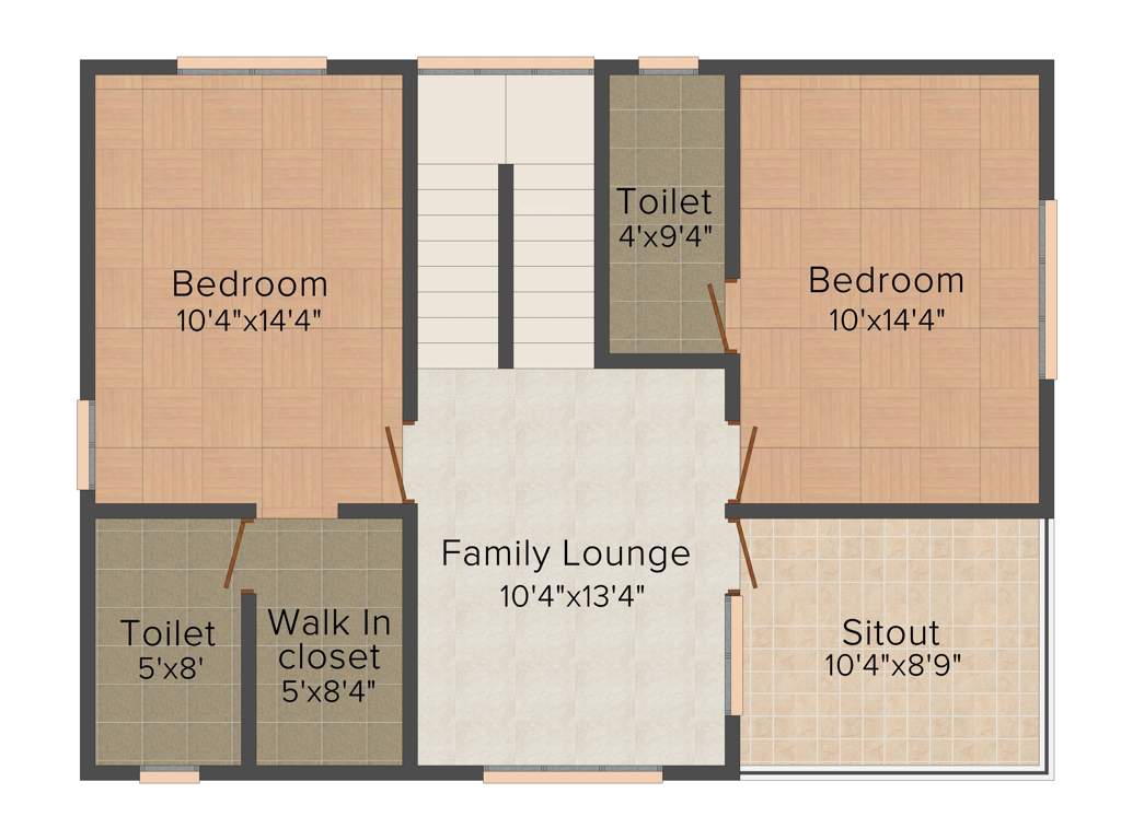 Emerald Estilla (3BHK+3T (1,850 sq ft) 1850 sq ft)