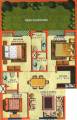 JTPL Flora Designer Floors (3BHK+3T (1,087 sq ft) 1087 sq ft)