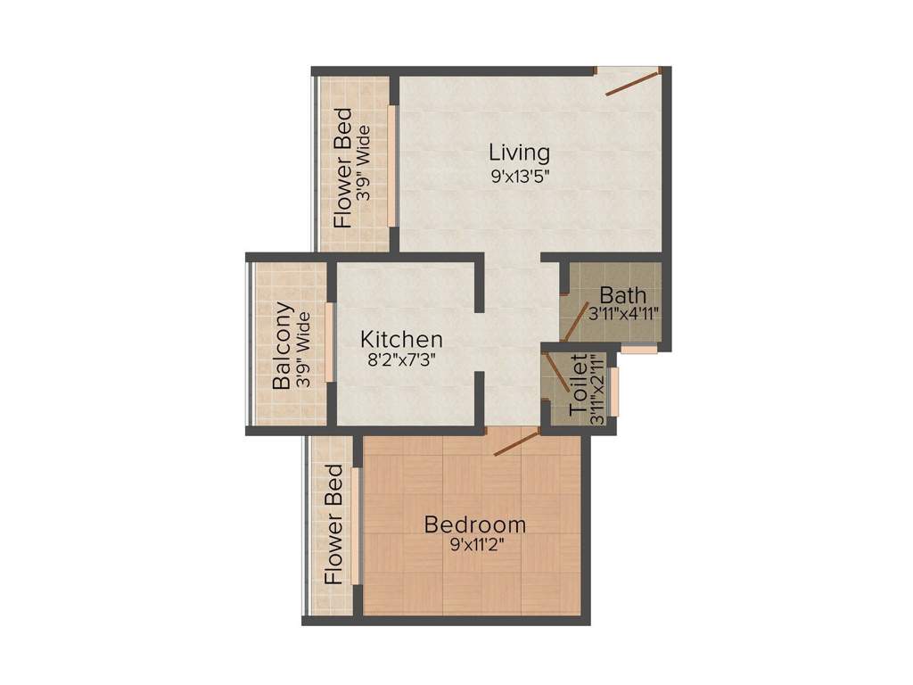 Vanita Motiram Privilege (1BHK+1T (635 sq ft) 635 sq ft)