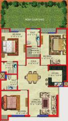 JTPL Flora Designer Floors (3BHK+3T (1,207 sq ft) + Pooja Room 1207 sq ft)