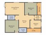 Umas Infinite Heights (2BHK+2T (1,110 sq ft) + Pooja Room 1110 sq ft)