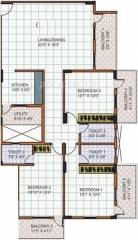 Century Commanders Vista (3BHK+3T (1,870 sq ft) 1870 sq ft) Century Commanders Vista (3BHK+3T (1,870 sq ft) 1870 sq ft)