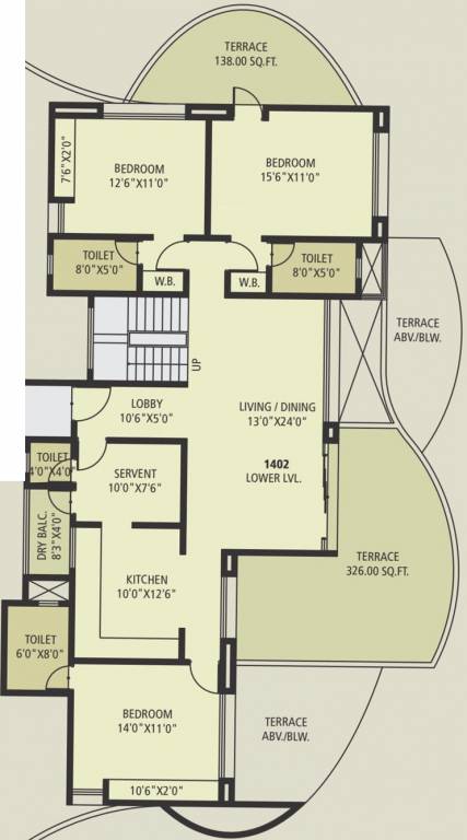 Guardian The Palladium (5BHK+6T (4,515 sq ft) + Servant Room 4515 sq ft)