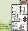 SLV Greencity (2BHK+2T (1,010 sq ft) 1010 sq ft)