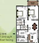 SLV Greencity (2BHK+2T (1,010 sq ft) 1010 sq ft)