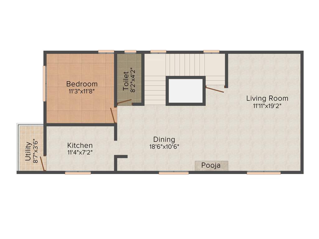 Navani Independence (3BHK+3T (2,127 sq ft) + Study Room 2127 sq ft)