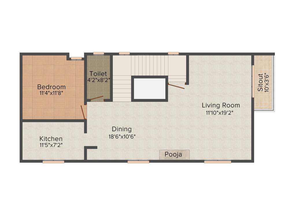 Navani Independence (3BHK+3T (2,132 sq ft) + Study Room 2132 sq ft)