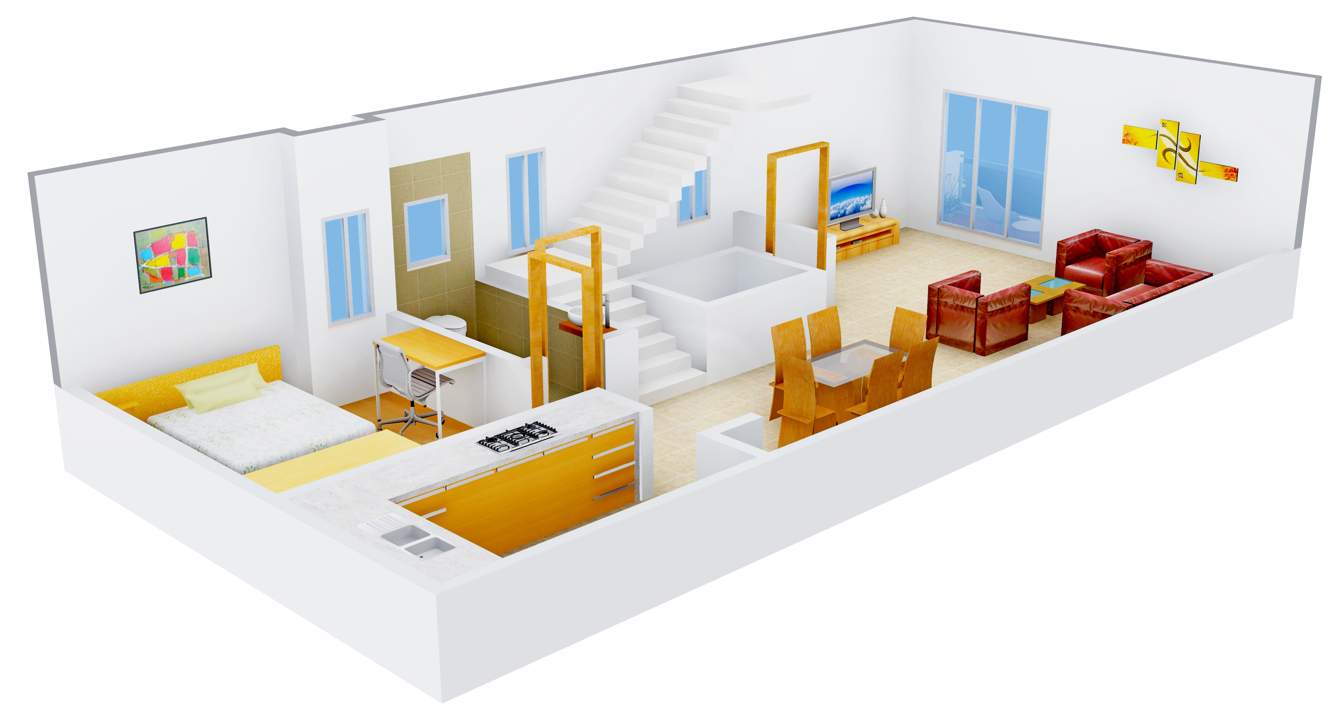 Navani Independence (3BHK+3T (2,132 sq ft) + Study Room 2132 sq ft)