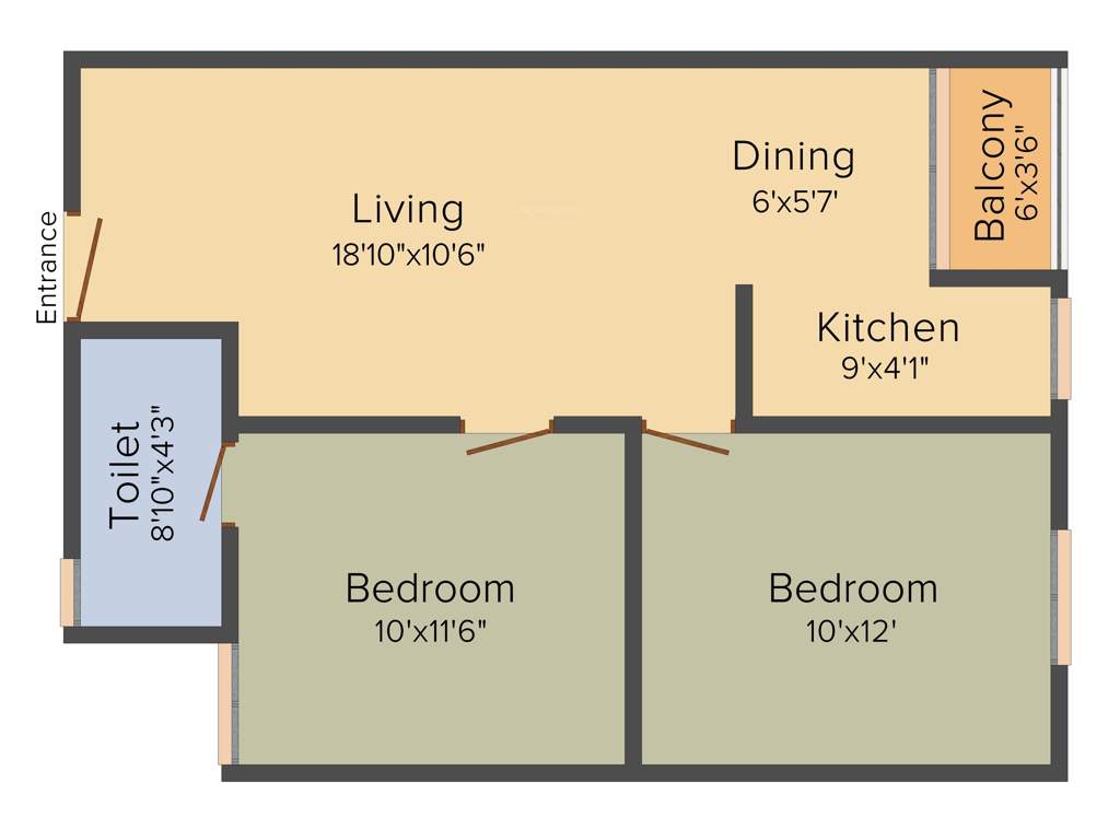 Reddy Arma (2BHK+1T (727 sq ft) 727 sq ft)