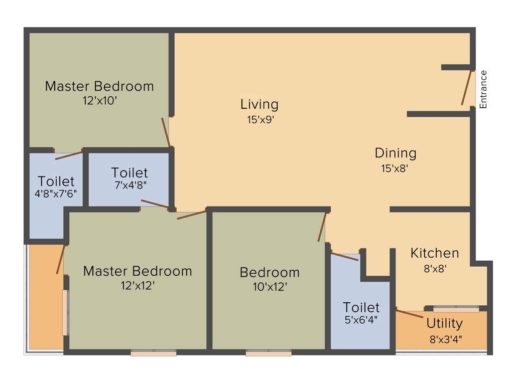 Reddy Jayani (3BHK+3T (1,356 sq ft) 1356 sq ft)