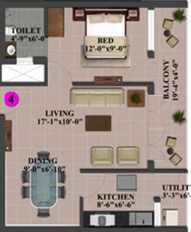 Sorake Greencliff (1BHK+1T (730 sq ft) 730 sq ft) Sorake Greencliff (1BHK+1T (730 sq ft) 730 sq ft)