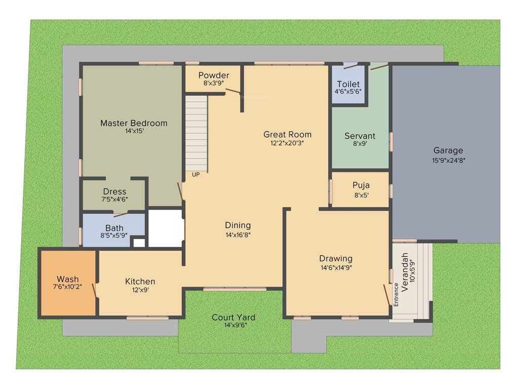 Gauthami Vivana (4BHK+5T (4,896 sq ft) + Servant Room 4896 sq ft)