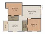 Selvaganesh Creek Front (2BHK+2T (864 sq ft) 864 sq ft)