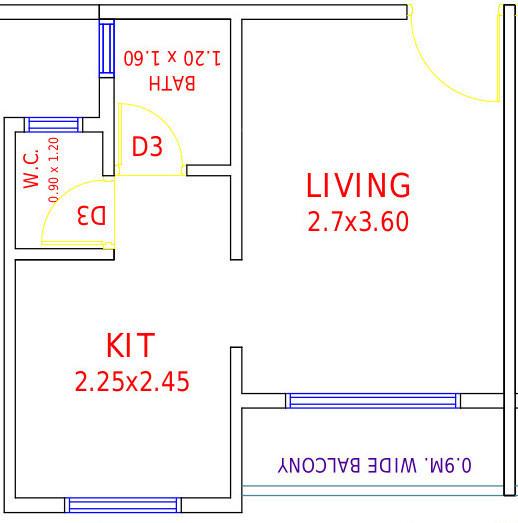 Deepjyoti Neelkanth Residency (1BHK+1T (350 sq ft) 350 sq ft)