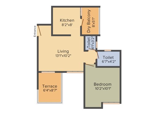 Choice Goodwill Nirmiti (1BHK+1T (650 sq ft) 650 sq ft) Choice Goodwill Nirmiti (1BHK+1T (650 sq ft) 650 sq ft)