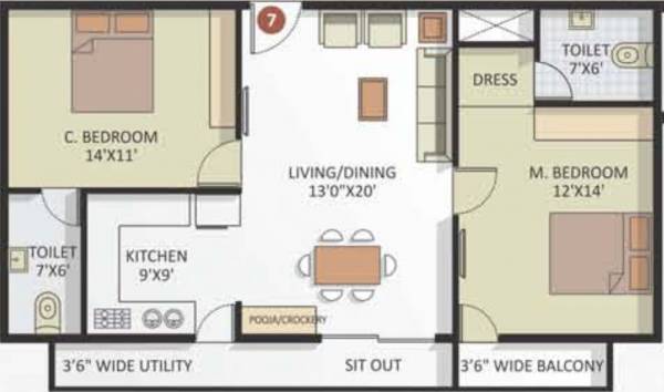  coral-reef Floor Plan Floor Plan