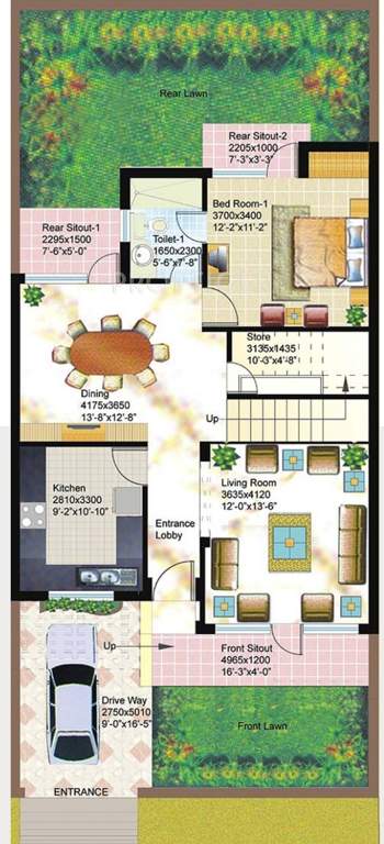 Ansal Florence Villa (3BHK+4T (2,291 sq ft) Study Room 2291 sq ft)