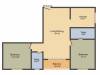 SB Anjana (2BHK+2T (839 sq ft) 839 sq ft)