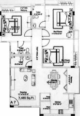 Dynamic Krishna Aashraya (3BHK+3T (1,485 sq ft) + Pooja Room 1485 sq ft) Dynamic Krishna Aashraya (3BHK+3T (1,485 sq ft) + Pooja Room 1485 sq ft)