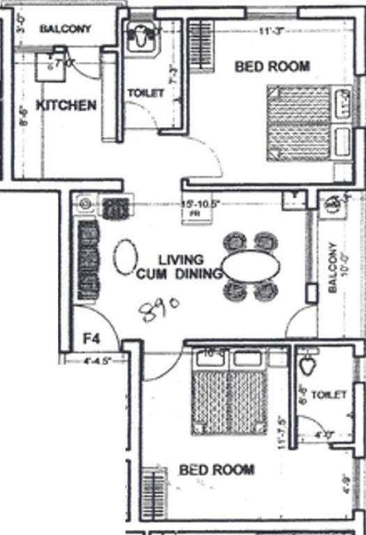 Abiraami Amala Jothi (2BHK+2T (890 sq ft) 890 sq ft) Abiraami Amala Jothi (2BHK+2T (890 sq ft) 890 sq ft)