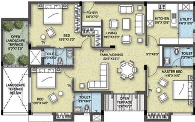 Styleone The Grand (3BHK+3T (2,299 sq ft) 2299 sq ft)