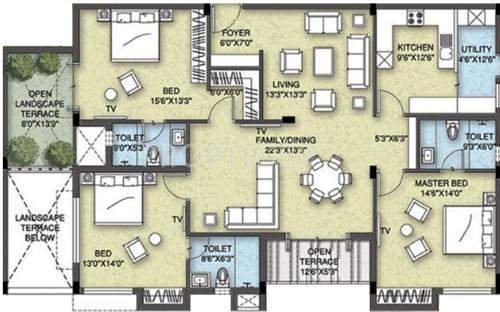 Styleone The Grand (3BHK+3T (2,299 sq ft) 2299 sq ft) Styleone The Grand (3BHK+3T (2,299 sq ft) 2299 sq ft)