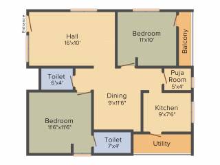 Umas Infinite Heights (2BHK+2T (1,000 sq ft) 1000 sq ft) Umas Infinite Heights (2BHK+2T (1,000 sq ft) 1000 sq ft)