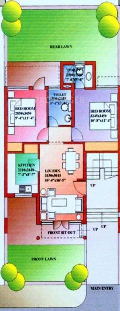 Ansal Sushant Floors (2BHK+2T (785 sq ft) 785 sq ft)
