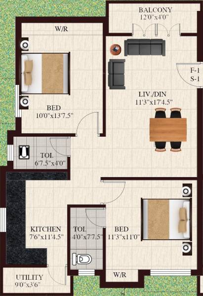 Poomalai Avashyaa (2BHK+2T (1,007 sq ft) 1007 sq ft) Poomalai Avashyaa (2BHK+2T (1,007 sq ft) 1007 sq ft)