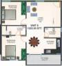 i1 United Shine Woods (2BHK+2T (1,025 sq ft) 1025 sq ft)