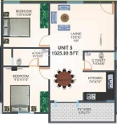 i1 United Shine Woods (2BHK+2T (1,025 sq ft) 1025 sq ft) i1 United Shine Woods (2BHK+2T (1,025 sq ft) 1025 sq ft)