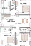Abiraami Anugraha (3BHK+2T (1,045 sq ft) 1045 sq ft) Abiraami Anugraha (3BHK+2T (1,045 sq ft) 1045 sq ft)