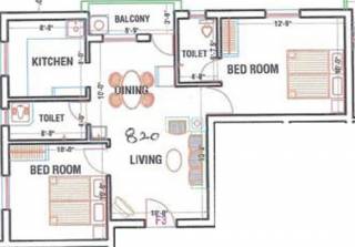 Abiraami Anugraha (2BHK+2T (820 sq ft) 820 sq ft) Abiraami Anugraha (2BHK+2T (820 sq ft) 820 sq ft)