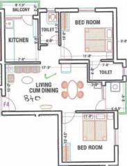 Abiraami Anugraha (2BHK+2T (840 sq ft) 840 sq ft) Abiraami Anugraha (2BHK+2T (840 sq ft) 840 sq ft)