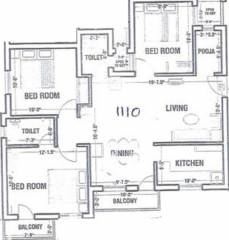Abiraami Anugraha (3BHK+2T (1,110 sq ft) 1110 sq ft) Abiraami Anugraha (3BHK+2T (1,110 sq ft) 1110 sq ft)