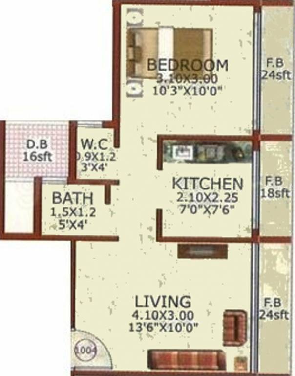 Aditya Dream Paradise (1BHK+1T (660 sq ft) 660 sq ft) Aditya Dream Paradise (1BHK+1T (660 sq ft) 660 sq ft)
