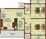 Aditya Dream Paradise (2BHK+2T (1,085 sq ft) 1085 sq ft)