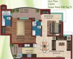 Vanshi Central Greens (2BHK+2T (1,220 sq ft) 1220 sq ft)