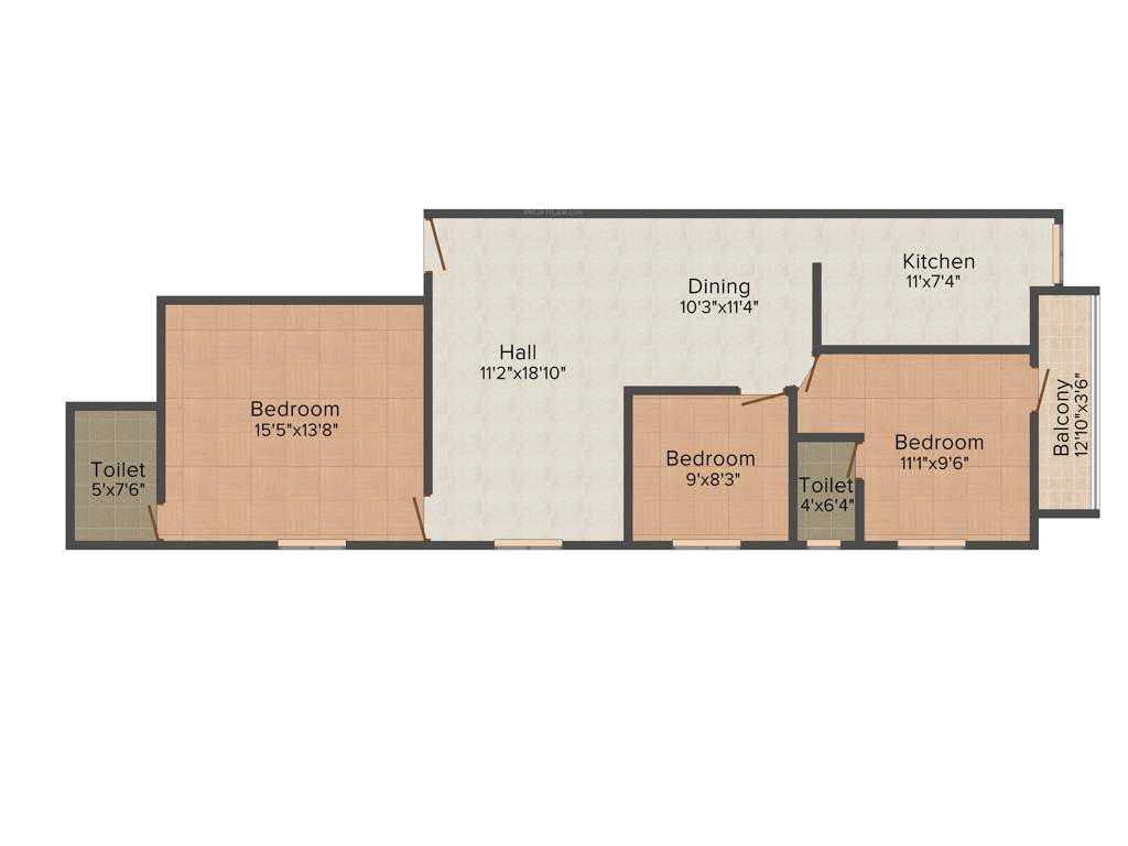 Udhayam Vasantham (3BHK+3T (1,300 sq ft) + Study Room 1300 sq ft)