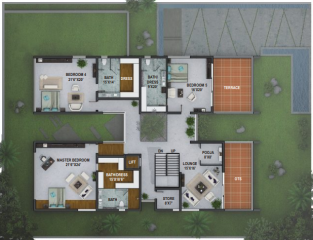 Second Floor Plan temple-tree Floor Plan Second Floor Plan