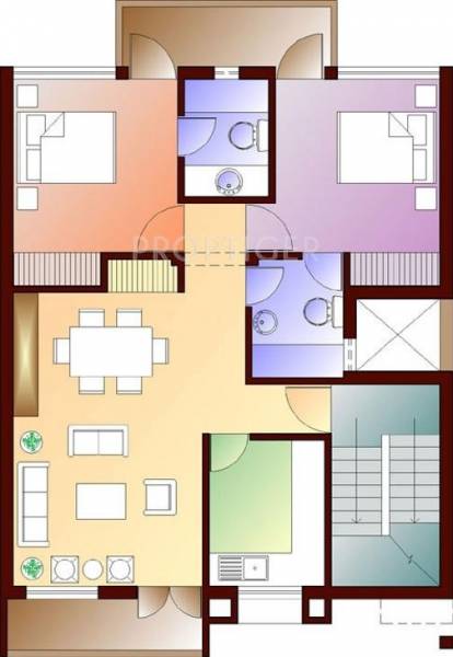 Ansal Flexi Homes (2BHK+2T (996 sq ft) 996 sq ft) Ansal Flexi Homes (2BHK+2T (996 sq ft) 996 sq ft)