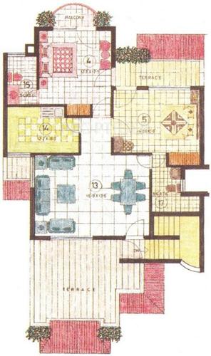 Ansal Shalimar Residency Floors (1BHK+1T (985 sq ft) 985 sq ft)