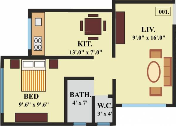 Panvelkar Platinum (1BHK+1T (590 sq ft) 590 sq ft)