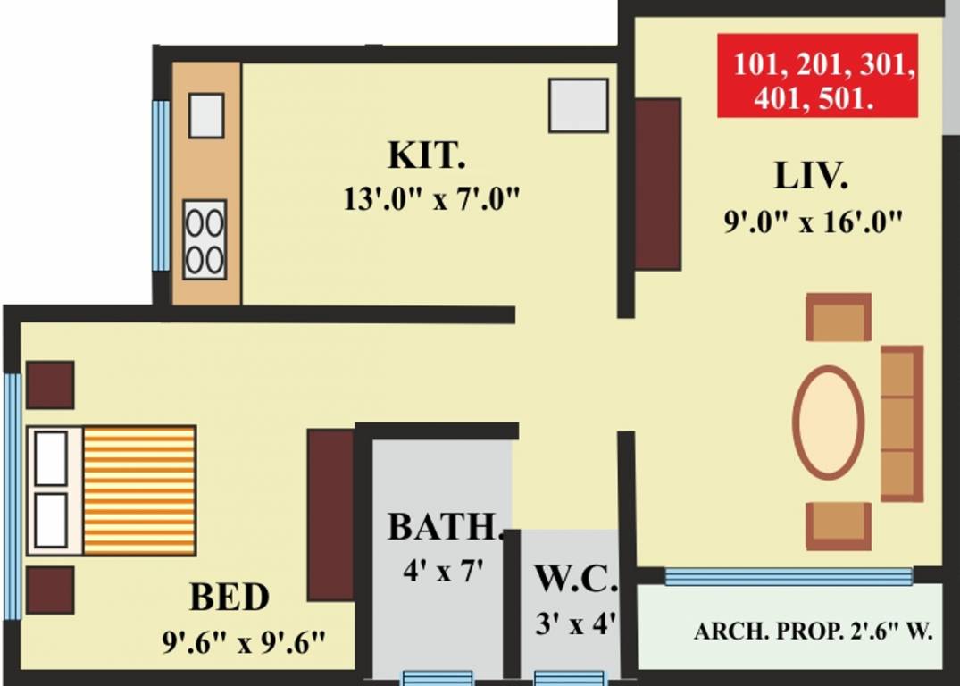 Panvelkar Platinum (1BHK+1T (630 sq ft) 630 sq ft)