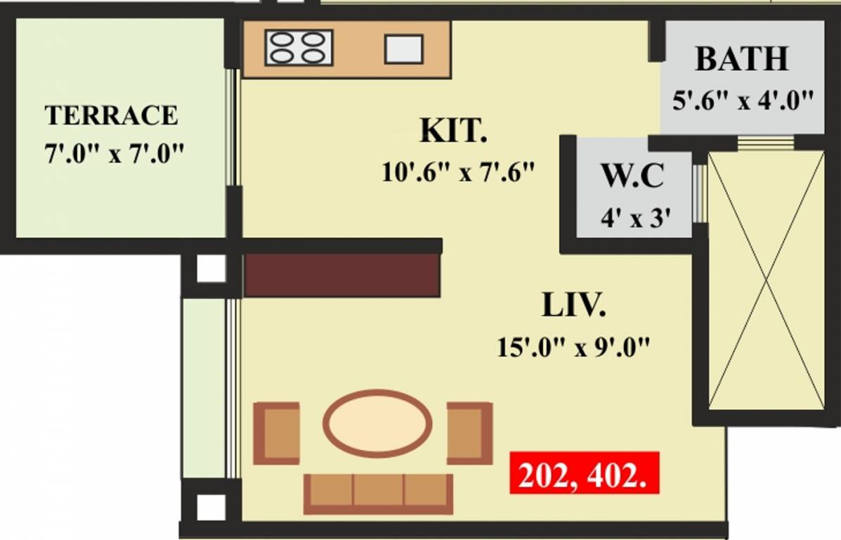 Panvelkar Lotus (1BHK+1T (410 sq ft) 410 sq ft) Panvelkar Lotus (1BHK+1T (410 sq ft) 410 sq ft)