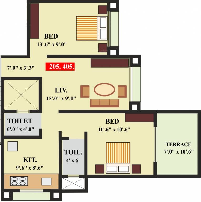 Panvelkar Lotus (2BHK+2T (840 sq ft) 840 sq ft) Panvelkar Lotus (2BHK+2T (840 sq ft) 840 sq ft)