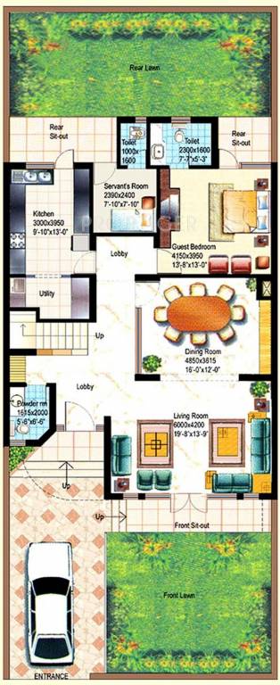Ansal Florence Marvel (4BHK+5T (3,469 sq ft) Servant Room 3469 sq ft)